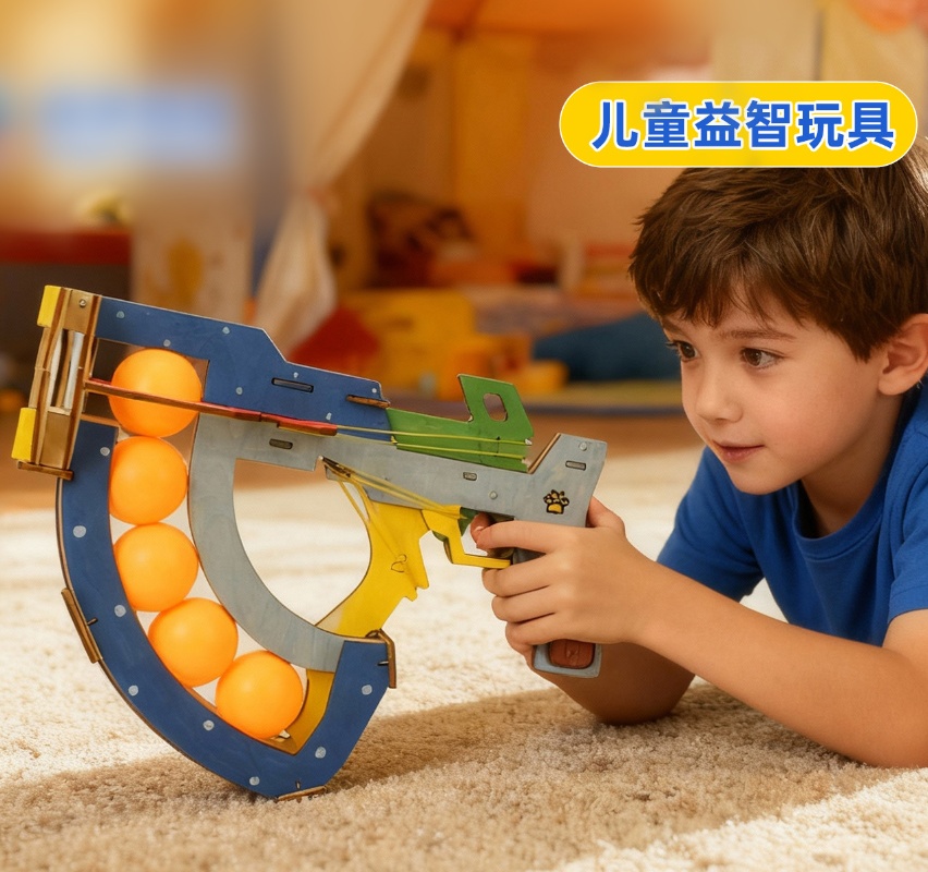 Table Tennis Gun - 子供の知育玩具 DIY 卓球銃手作り材料キット知育玩具小学生向け G330