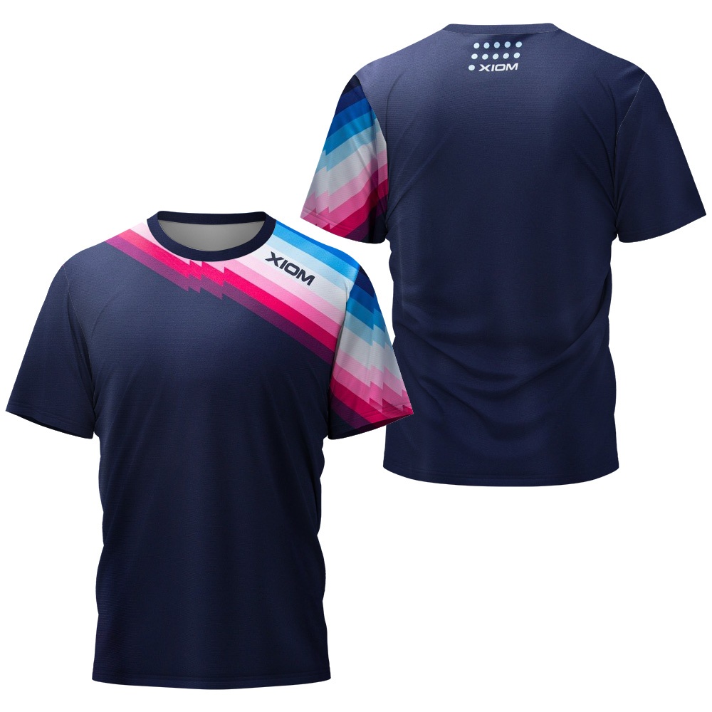 Table Tennis Jersey Butterfly - プロスポーツ用半袖Tシャツ 通気性があり快適 トレーニング、競技、フィットネス、日常着に最適