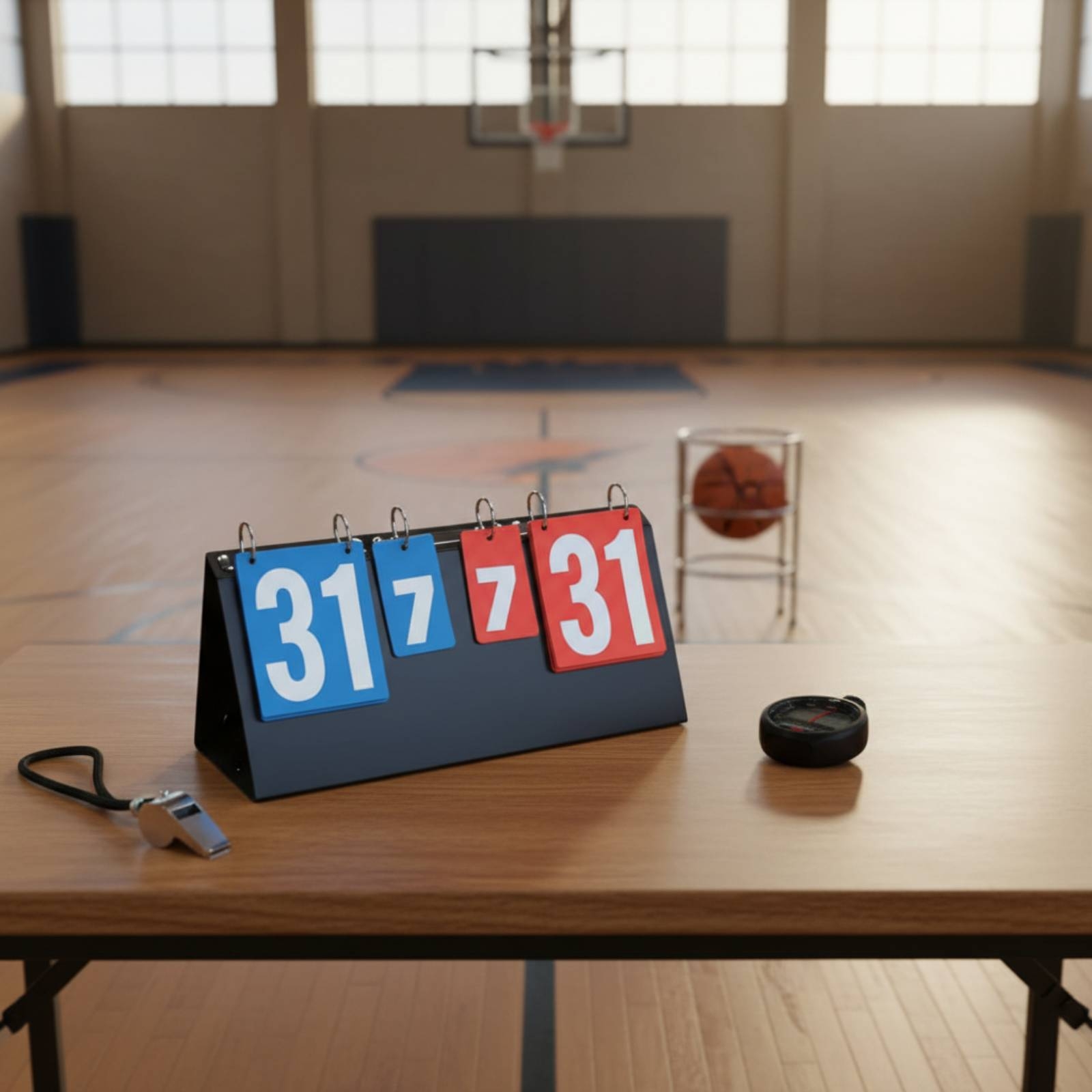 Table Tennis Table - ポータブルフリップスコアボード マルチスポーツフリップスコアボード スコアフリッパー 防水卓球スコアボード 審判員向けに読みやすい