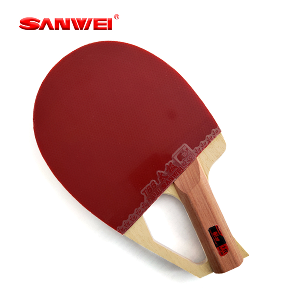Table Tennis Paddle - オリジナルSANWEI特許取得済みピストル型ラケットシェークハンド卓球ブレードピンポンブレードプロフェッショナルパドル