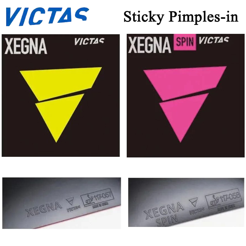 Table Tennis Spin - VICTAS XEGNA SPIN XEGNA 卓球ラバーシート スティッキー・ピンプルズイン