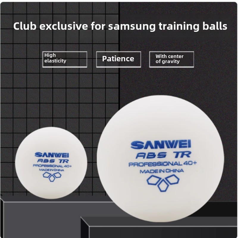Table Tennis Vr - 100個入り サンウェイ新素材プラスチック卓球ボール ピンポンラケットボール ABS 40+ ロボット用