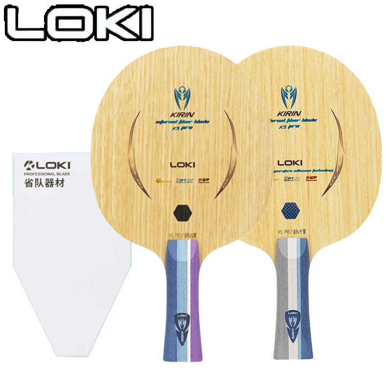 Table Tennis Paddle - LOKI キリン K5 PRO 卓球ラケット 5枚合板