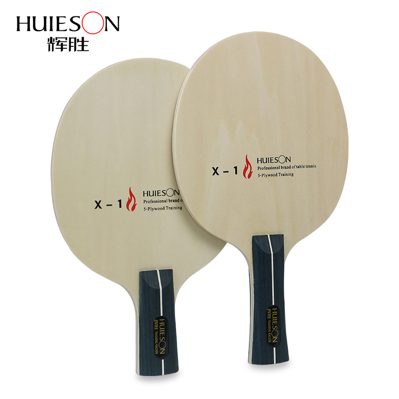 Table Tennis Basic - Huieson-5 Ply Wood卓球ブレード,卓球学習者のための軽量で弾力のないブレード,エントリーレベルラケット,X1