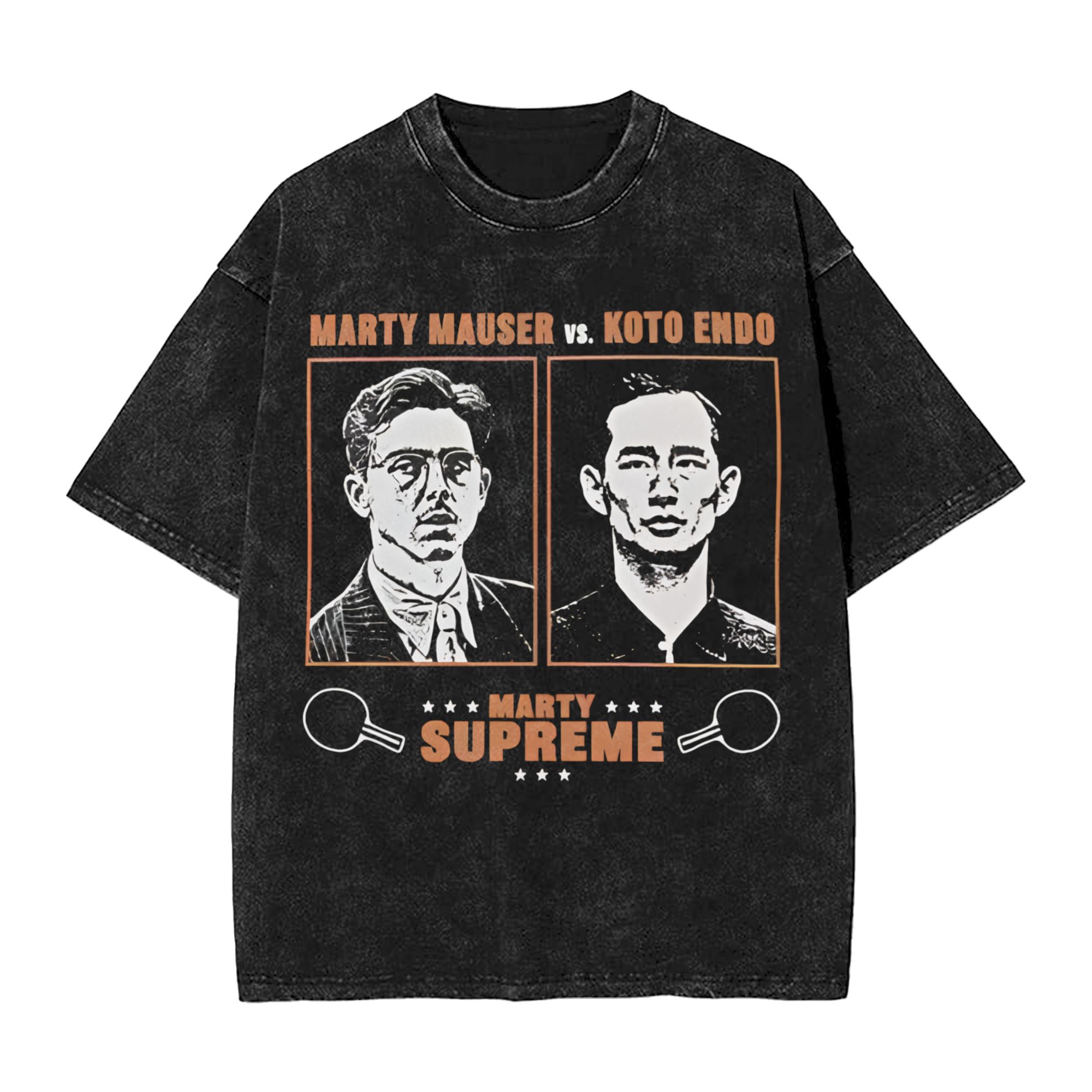 Table Tennis Basic - マーティ シュプリーム 卓球 ヴィンテージ ウォッシュド Tシャツ