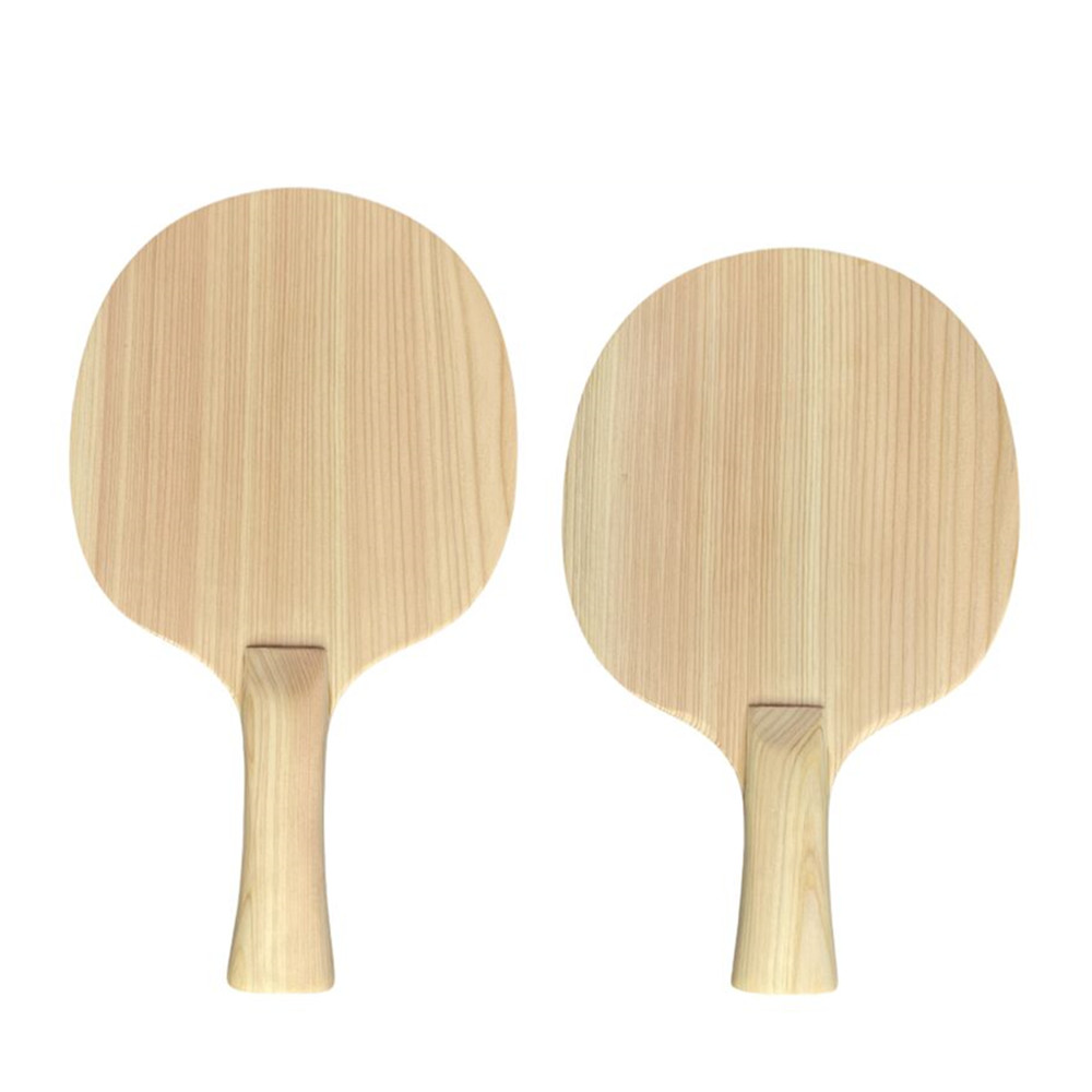 Table Tennis Table - 単層ヒノキ無垢材卓球ブレード 8mm ピンポンブレード FL CS ソフト弾性