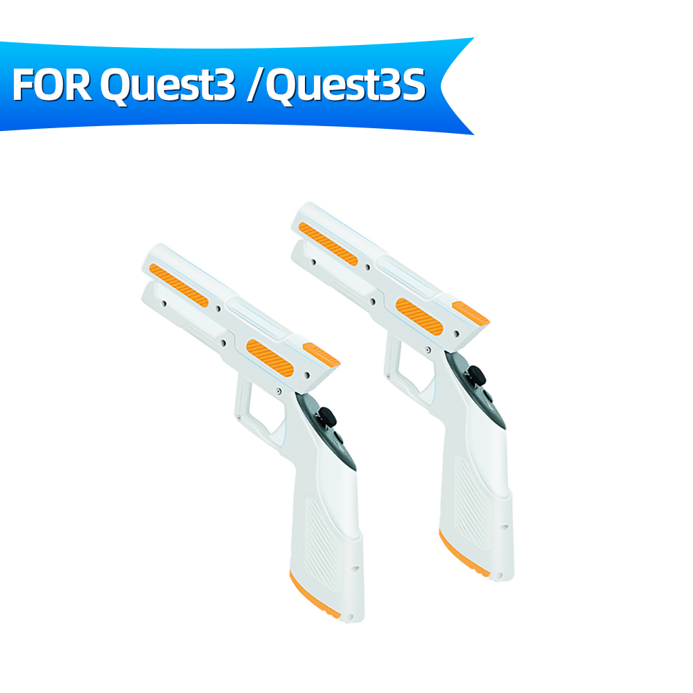 Table Tennis Gun - テニスエクステンションハンドル,メタクエスト3用コントローラーグリップ,3sガンストック,VRゲーム体験の向上,アクセサリーの改造