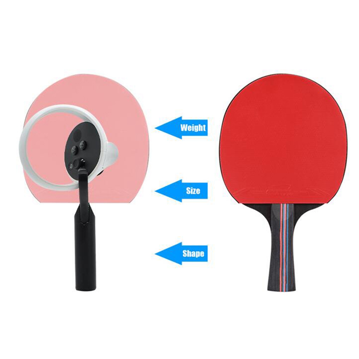 ABPF 卓球パドルグリップハンドル コンタクトコントローラ - Table Tennis Vr のレビューと価格