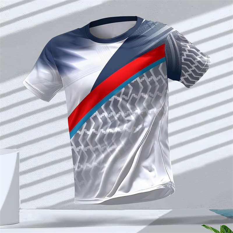 幾何学グラフィック 3D プリントスポーツ Tシャツ夏カジュ - Table Tennis Jersey Butterfly のレビューと価格