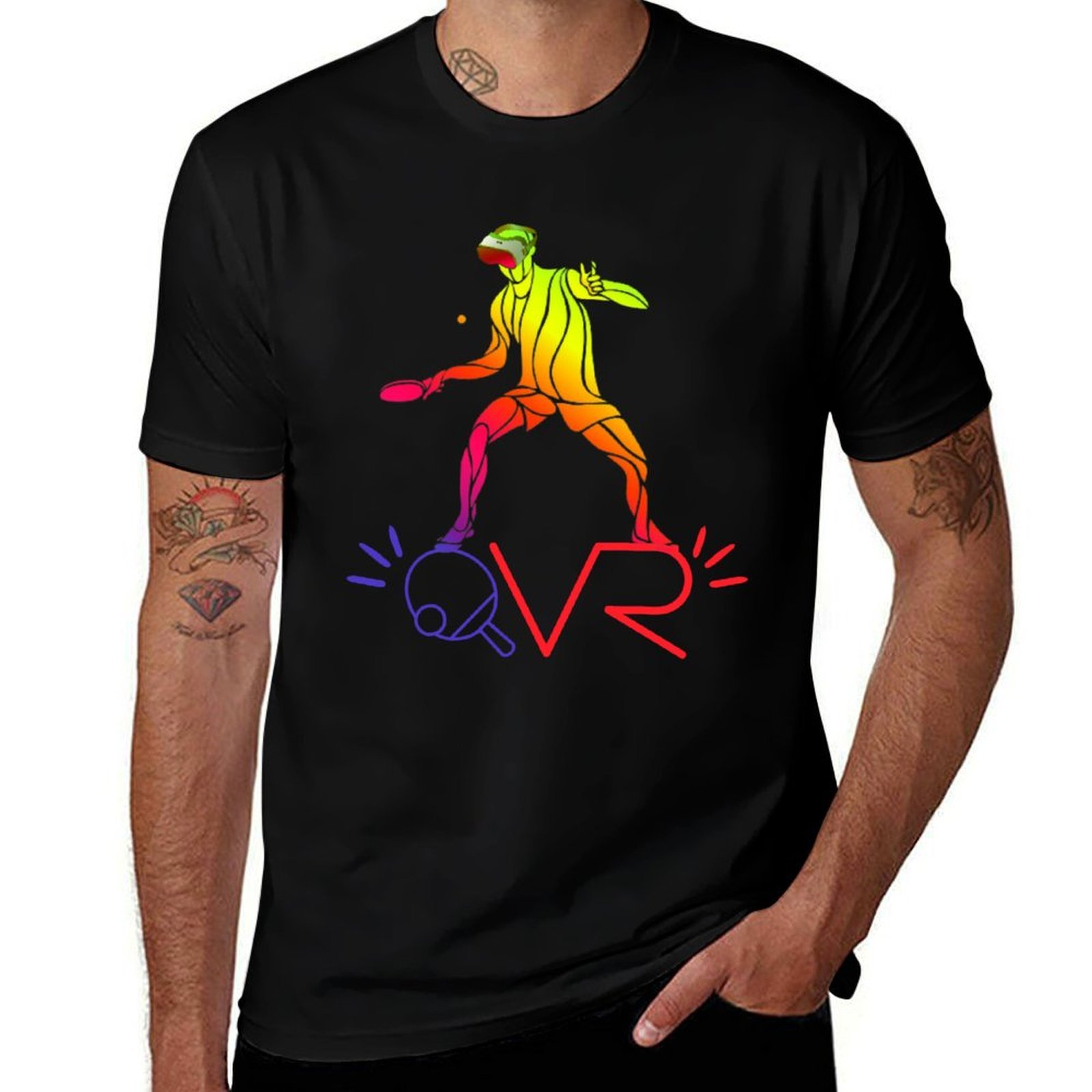 卓球VR Tシャツ クリスマステーマTシャツ - Table Tennis Vr のレビューと価格