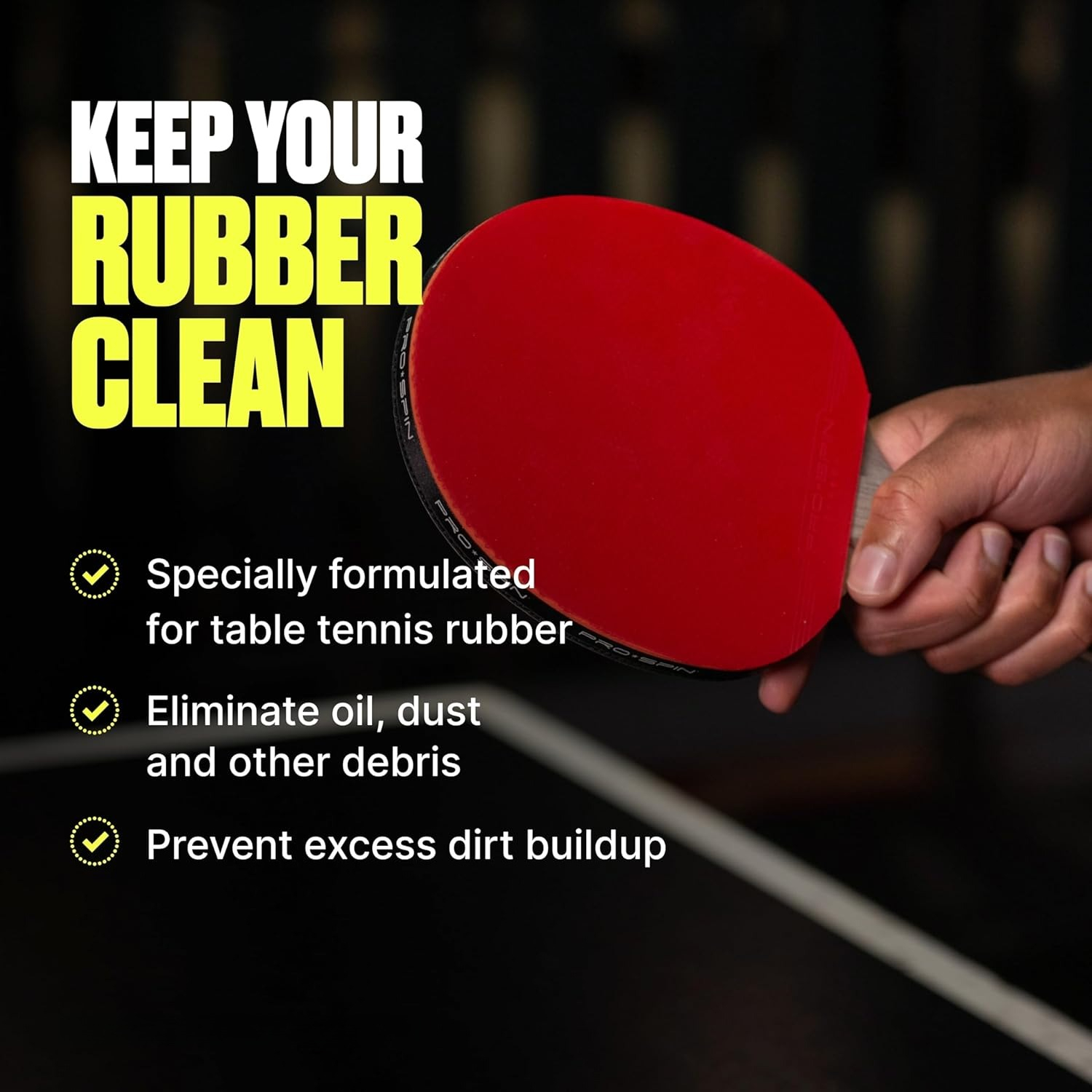 卓球ラバークリーニングキット - 100ml ピンポンパドル - Table Tennis Spin のレビューと価格