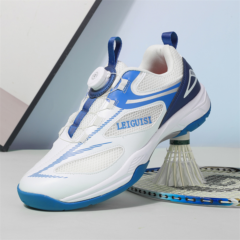 カップルロータリーバックルテニスシューズ十代のバドミントン卓 - Table Tennis Basic のレビューと価格