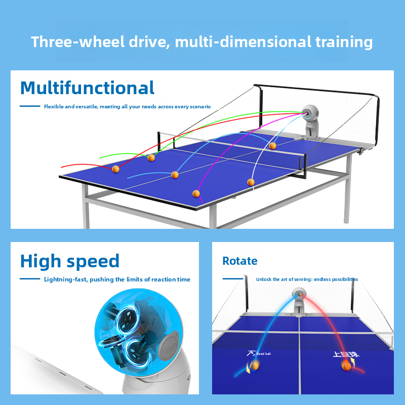 ドラ卓球サーブマシン 家庭用高校入学試験トレーナー APP制 - Table Tennis Table のレビューと価格