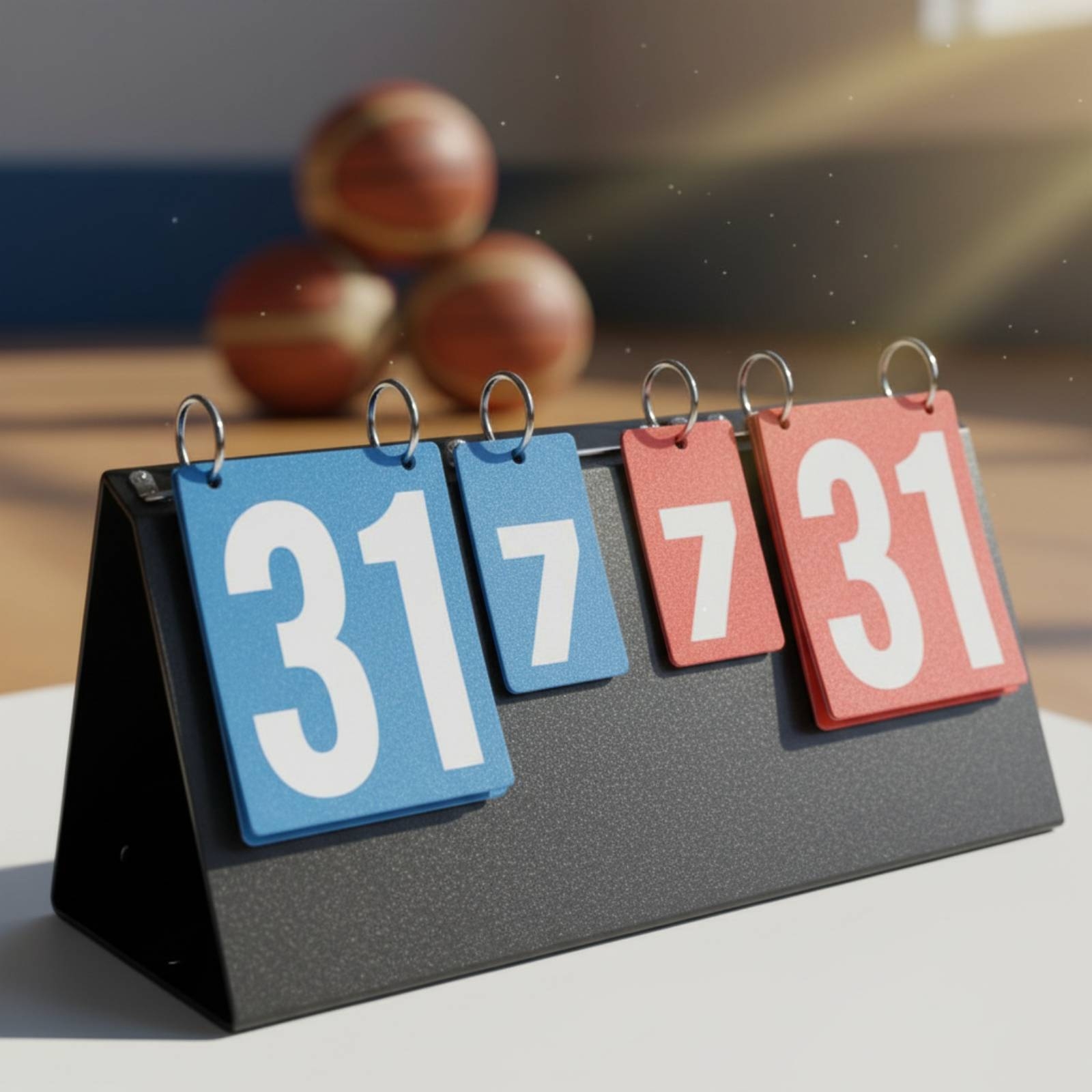 ポータブルフリップスコアボード マルチスポーツフリップスコア - Table Tennis Table のレビューと価格