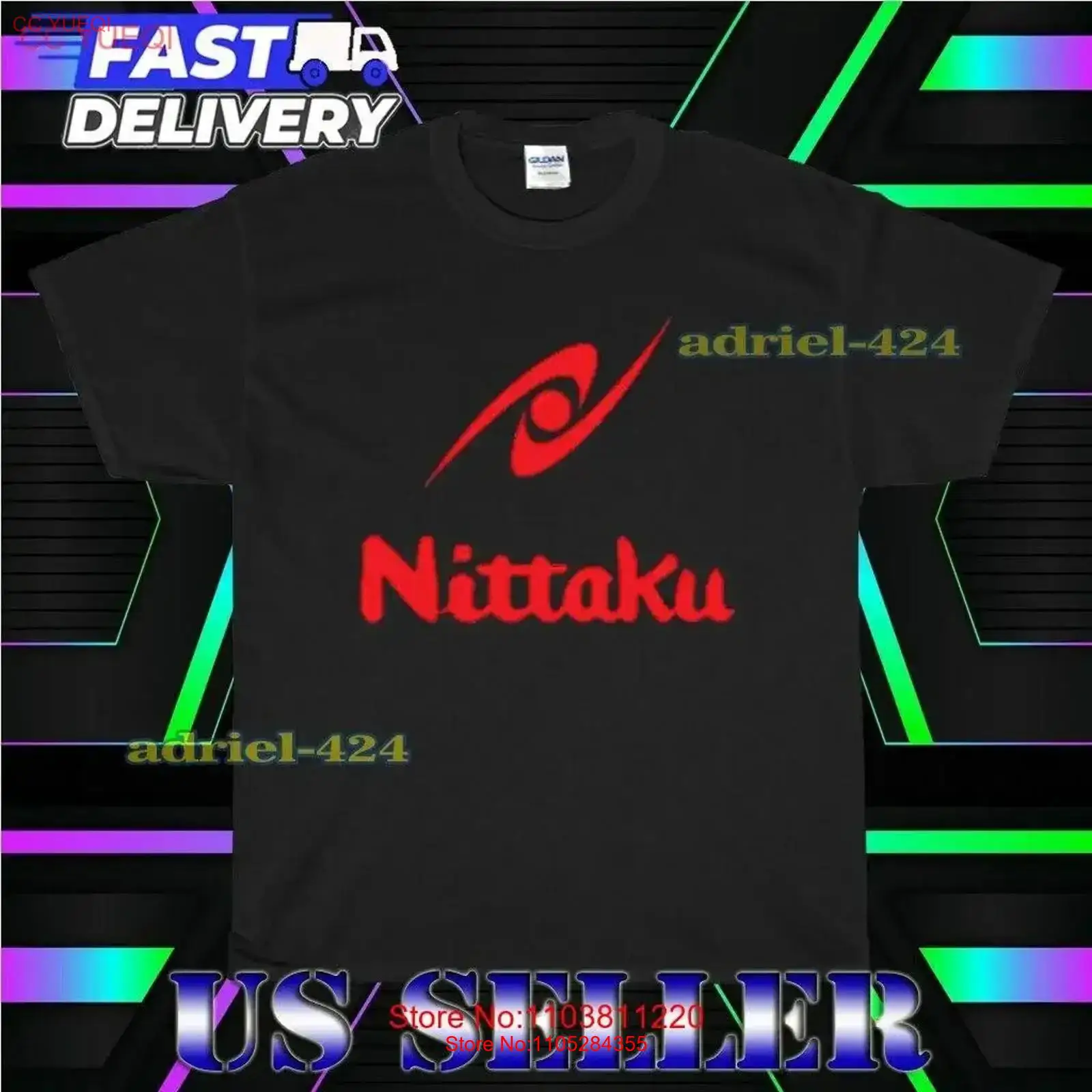 新しいシャツ ニッタク卓球ロゴ Tシャツ 面白いアメリカン  - Table Tennis Logo のレビューと価格