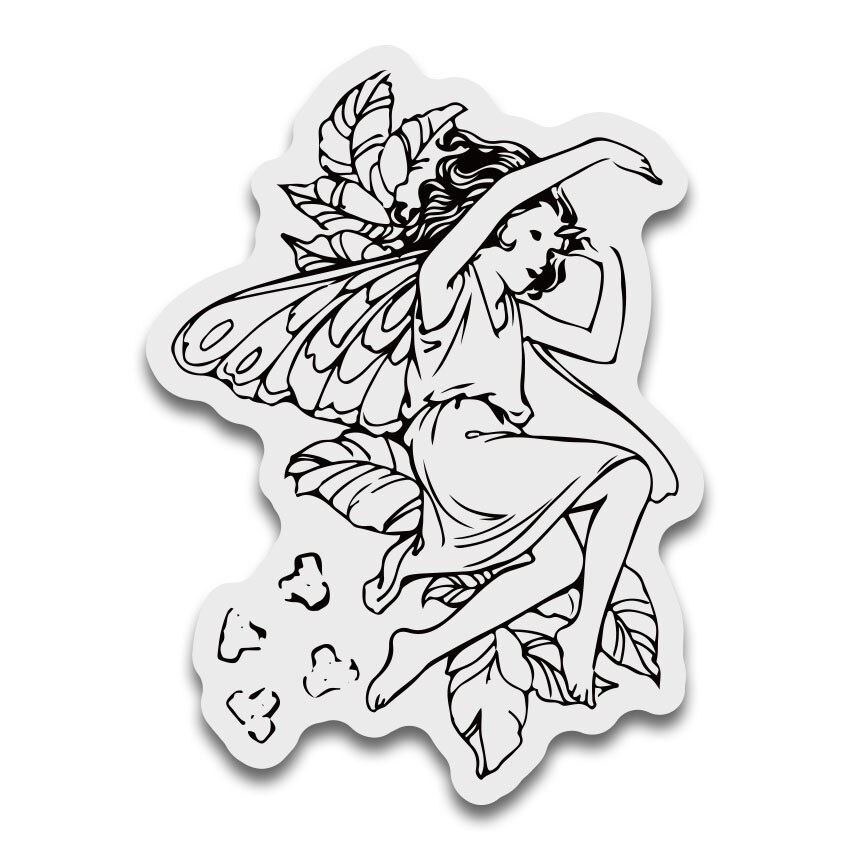 9*6 センチメートル妖精蝶クリアスタンプ透明シリコンスタン - Butterfly Rubber Sheet のレビューと価格