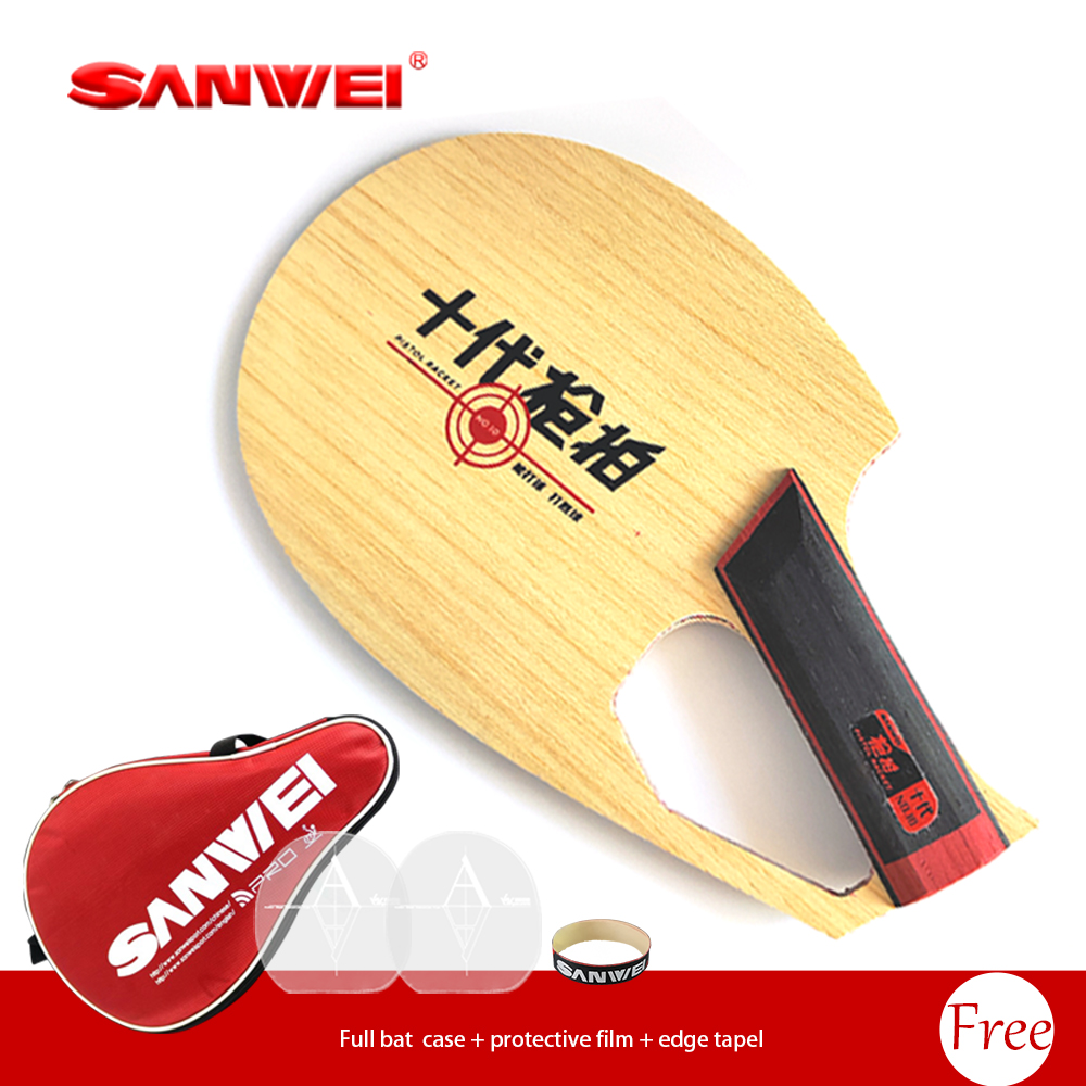 オリジナルSANWEI特許取得済みピストル型ラケットシェーク - Table Tennis Paddle のレビューと価格