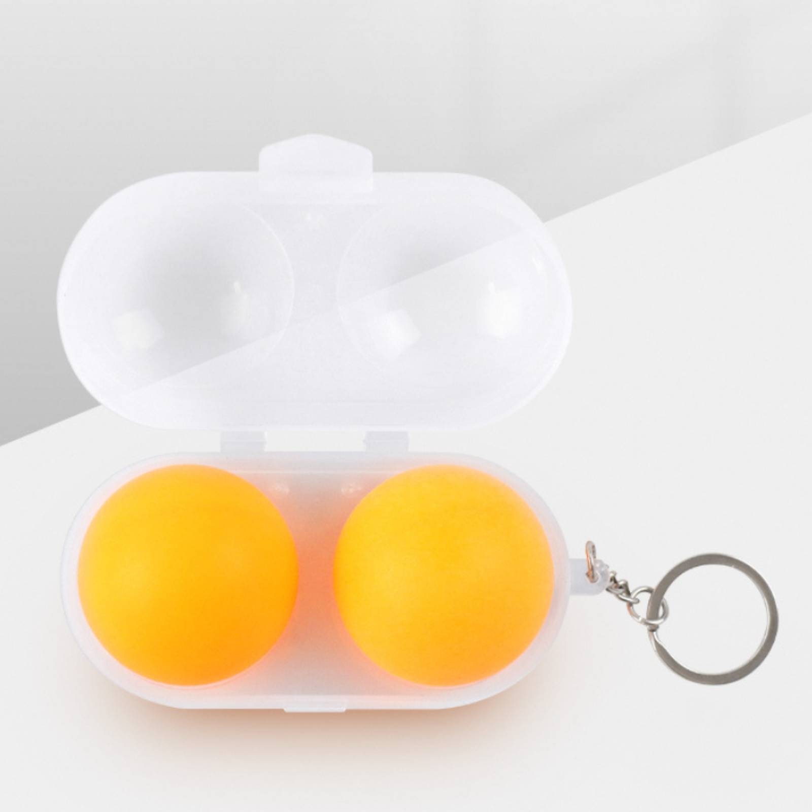 卓球ボールボックス 保護卓球ボールボックス 卓球ケース クリ - Table Tennis Keychain のレビューと価格