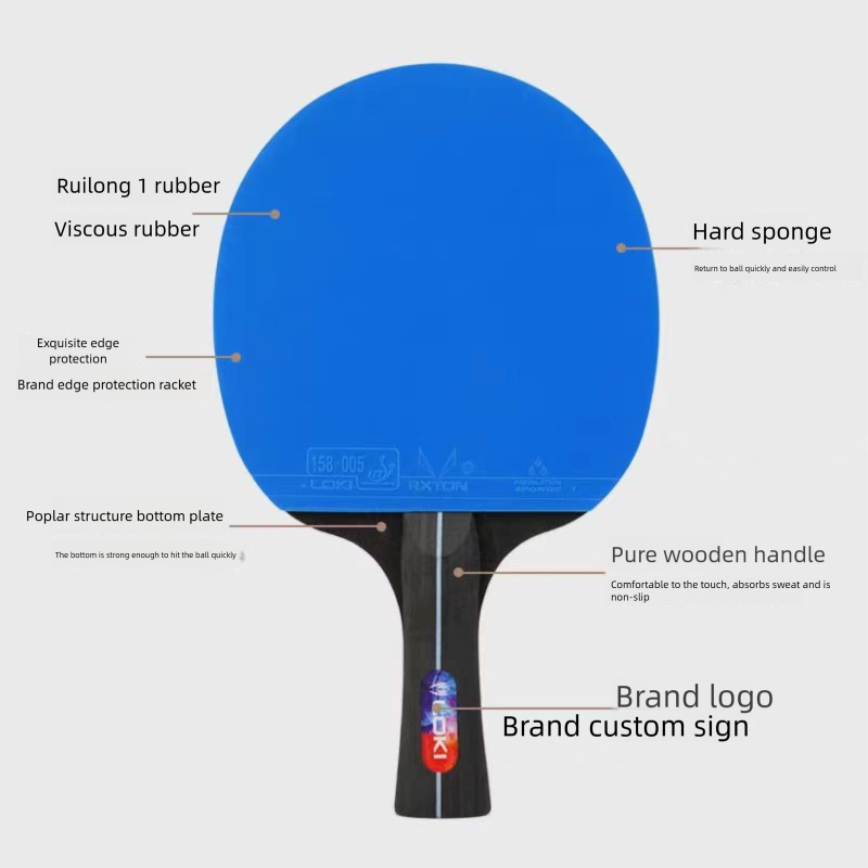 プロフェッショナル 2 個入り Loki K5000 卓球ラ - Table Tennis Hub のレビューと価格