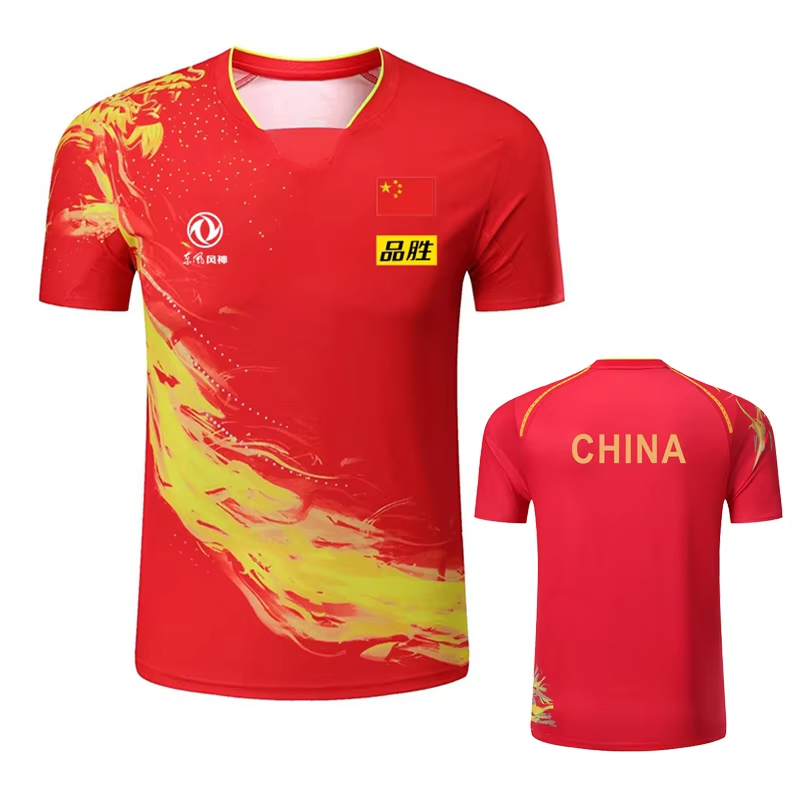 男性と女性のためのドラゴンプリント卓球Tシャツ,ファッション - Table Tennis Jersey Butterfly のレビューと価格