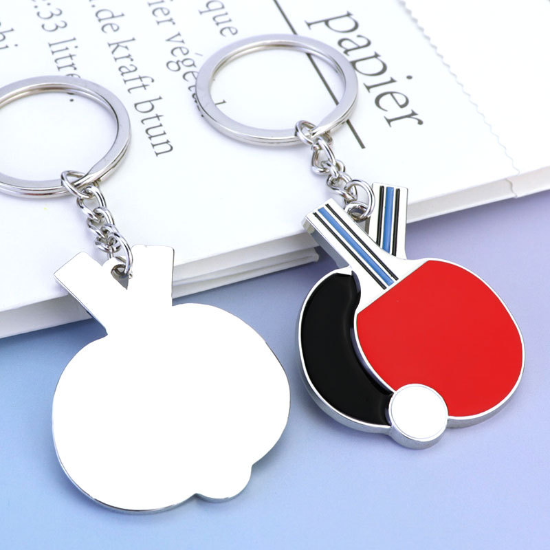 クリエイティブな卓球キーホルダー、国際卓球スポーツ記念ギフト - Table Tennis Keychain のレビューと価格