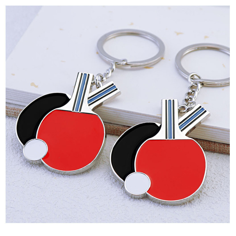 クリエイティブな卓球キーホルダー、国際卓球スポーツ記念ギフト - Table Tennis Keychain のレビューと価格