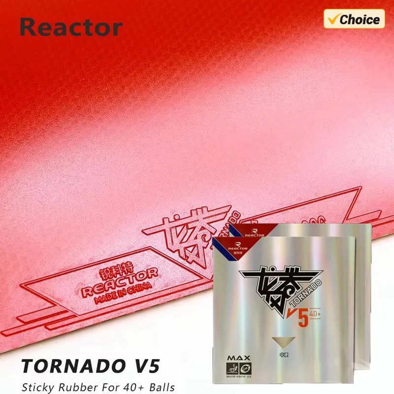 REACTOR Tornado V5 テーブルテニスラバー  - Table Tennis Grip のレビューと価格