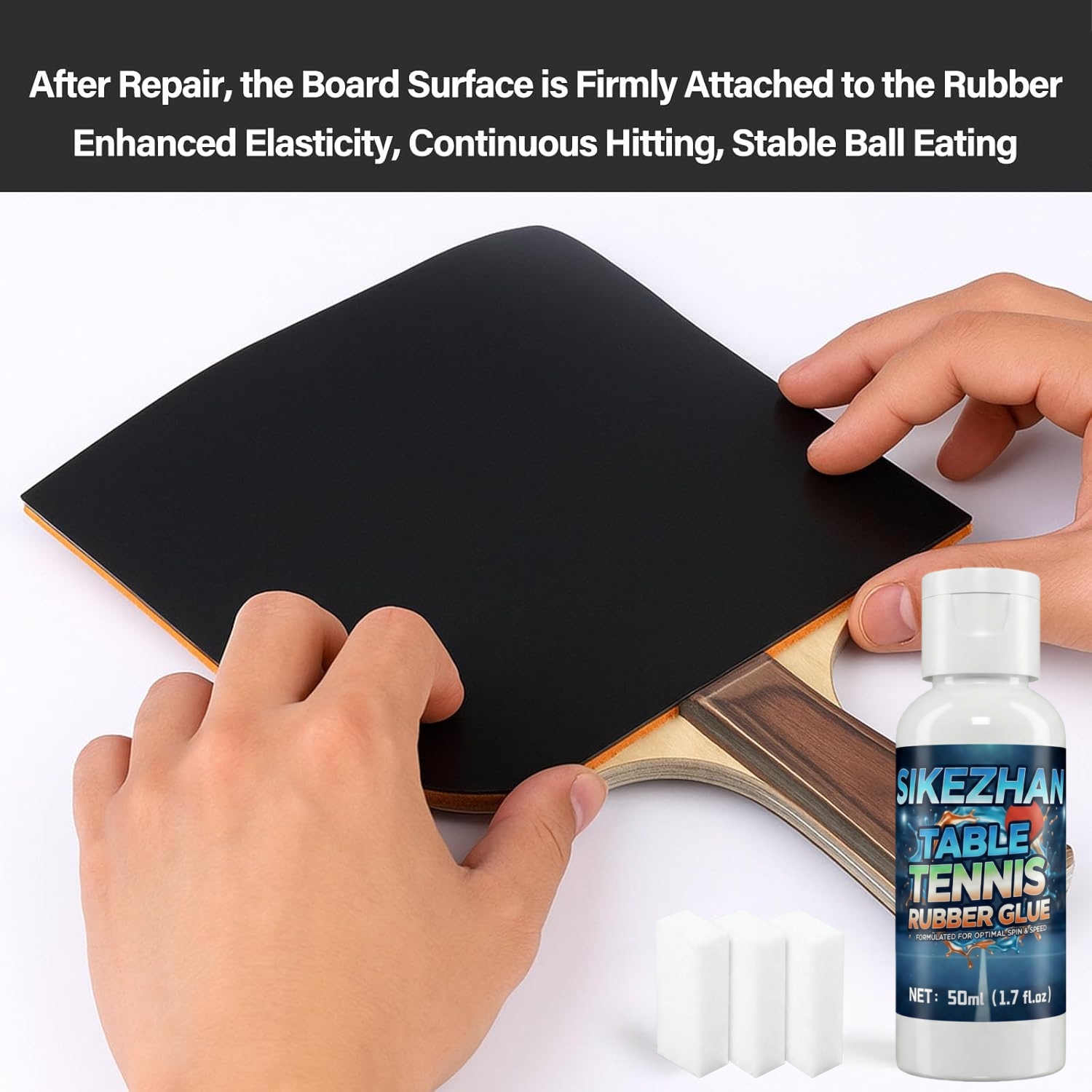 50ML 卓球ラバー接着剤ピンポンブレード接着剤 ラケット組 - Rubber Booster Speed のレビューと価格