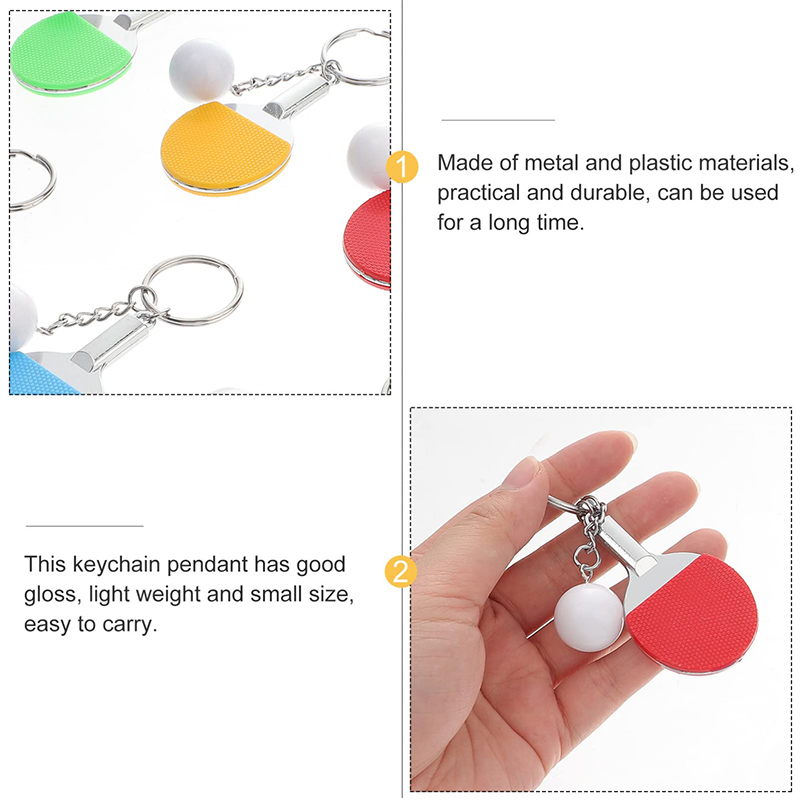 ミニ卓球ラケット,クリエイティブスポーツキーホルダー,ペンダ - Table Tennis Keychain のレビューと価格
