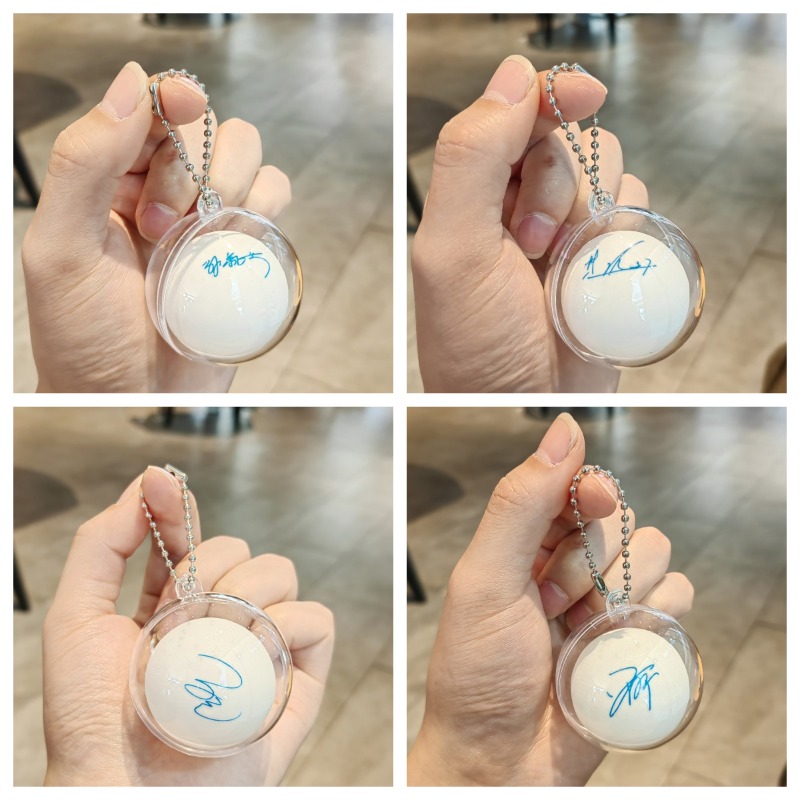 ミニ卓球ボール シグネチャーキーホルダー ファン・ジェンドン - Table Tennis Keychain のレビューと価格