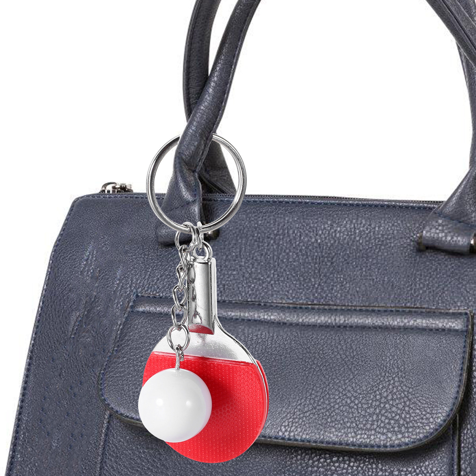 6 個卓球ボールキーホルダークリエイティブスポーツキーホルダ - Table Tennis Keychain のレビューと価格