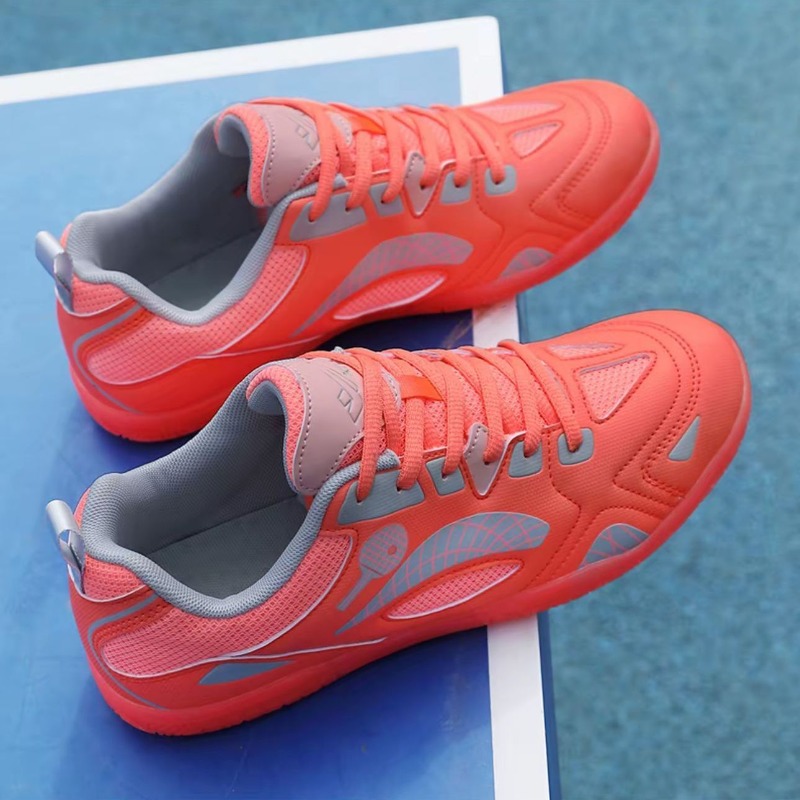 2026年新型高級卓球シューズ 男女兼用バドミントンシューズ - Table Tennis Court のレビューと価格
