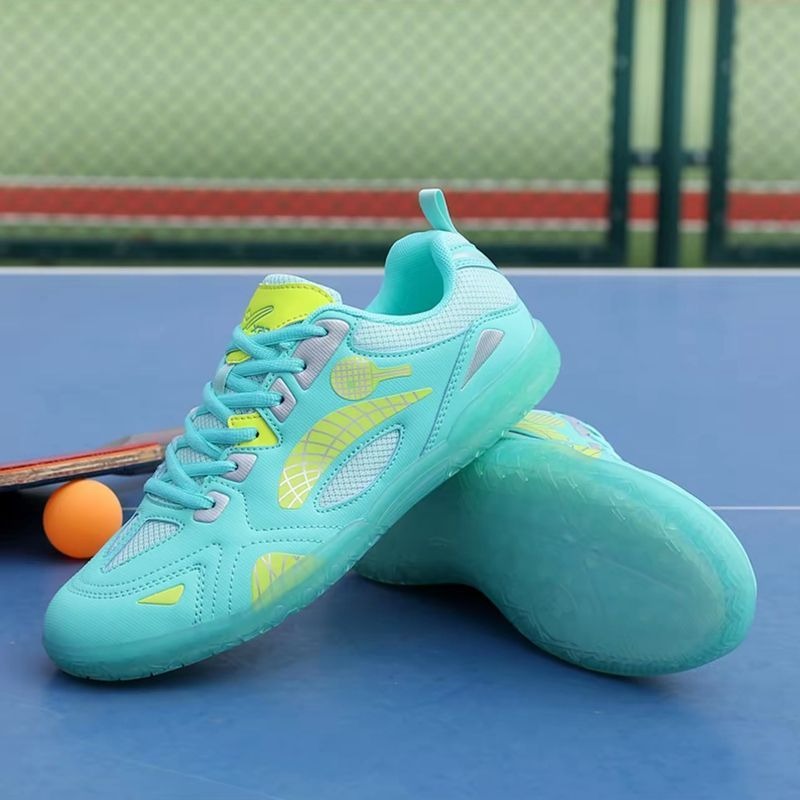 2026年新型高級卓球シューズ 男女兼用バドミントンシューズ - Table Tennis Court のレビューと価格