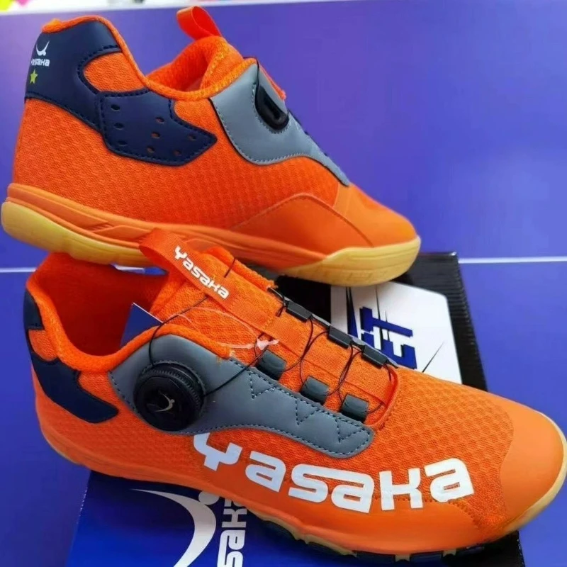 2026 卓球シューズ男性女性オレンジコートシューズユニセッ - Table Tennis Court のレビューと価格